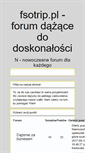 Mobile Screenshot of fsotrip.pl